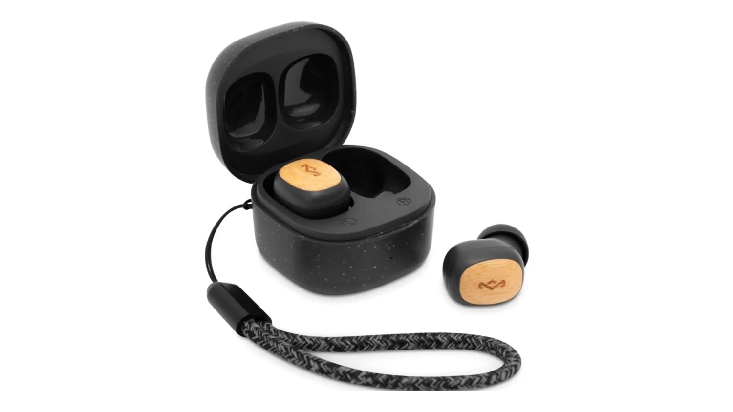 Bezdrôtové slúchadlá House of Marley Smile Jamaica Mini aj s puzdrom čierna