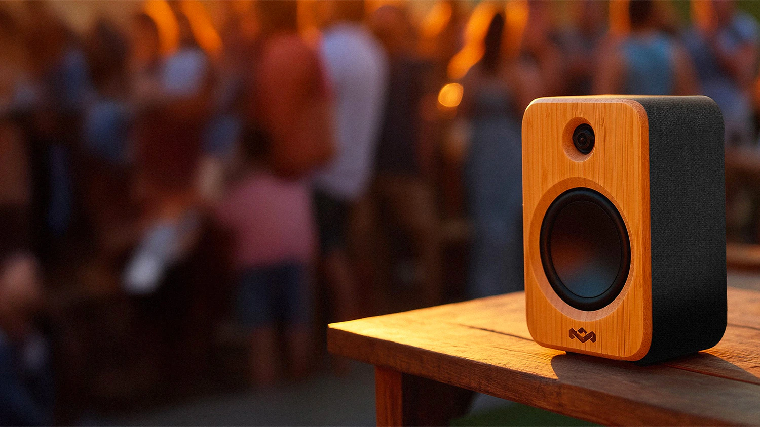 Reproduktory House of Marley Get Together Duo 2 v exteriéri