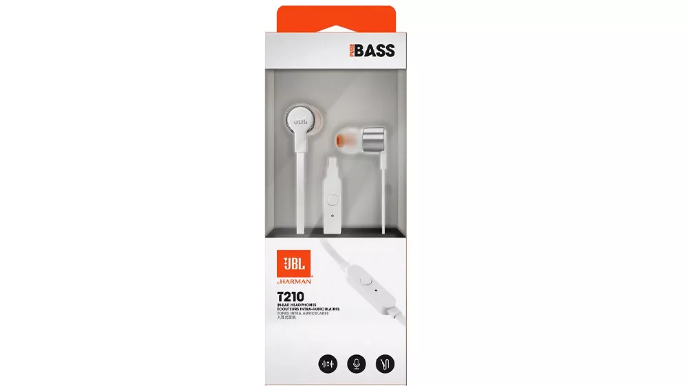 JBL T210 siv&eacute; sl&uacute;chadl&aacute;