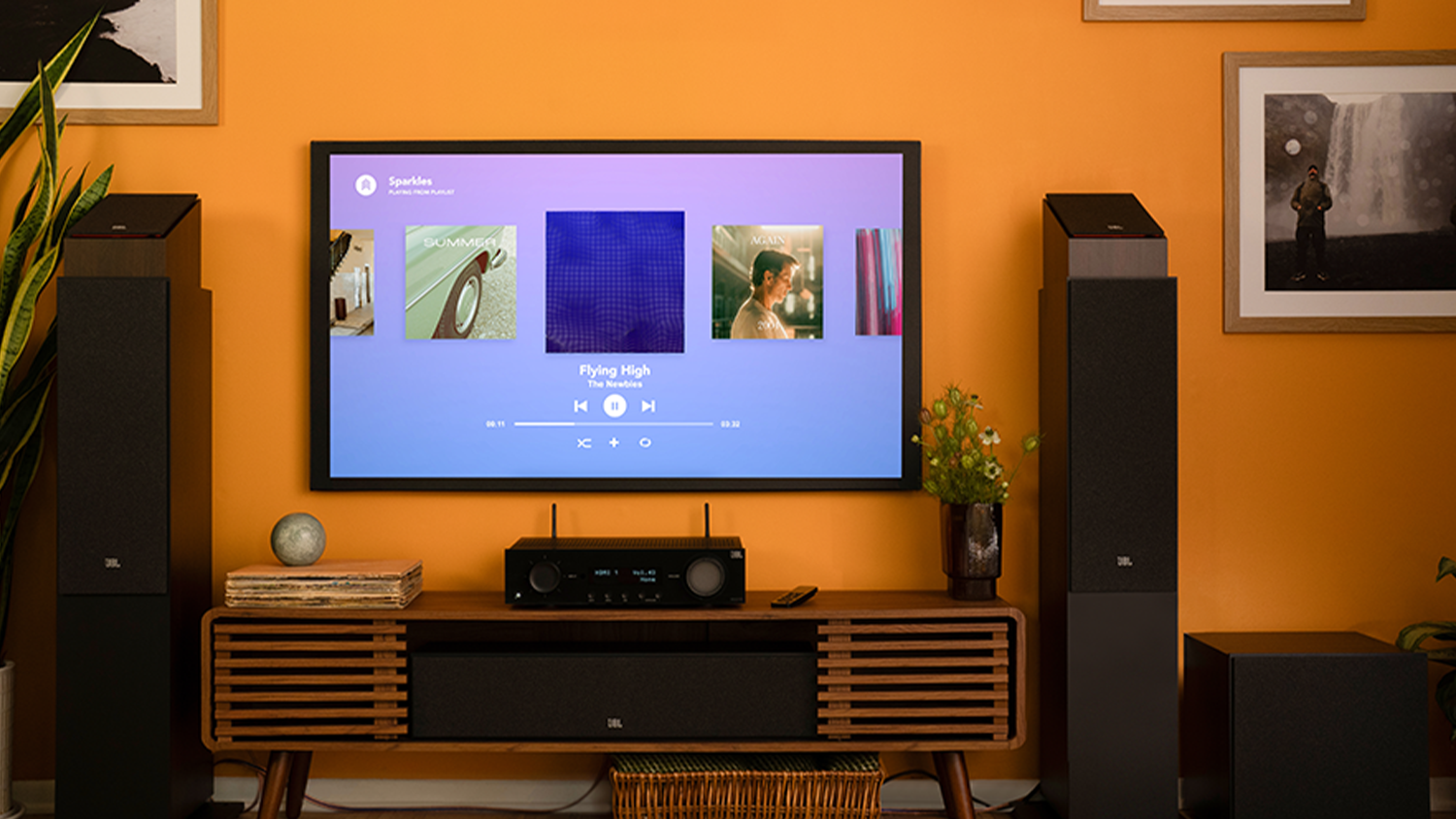 AV zosilňovač JBL MA510 v zostave