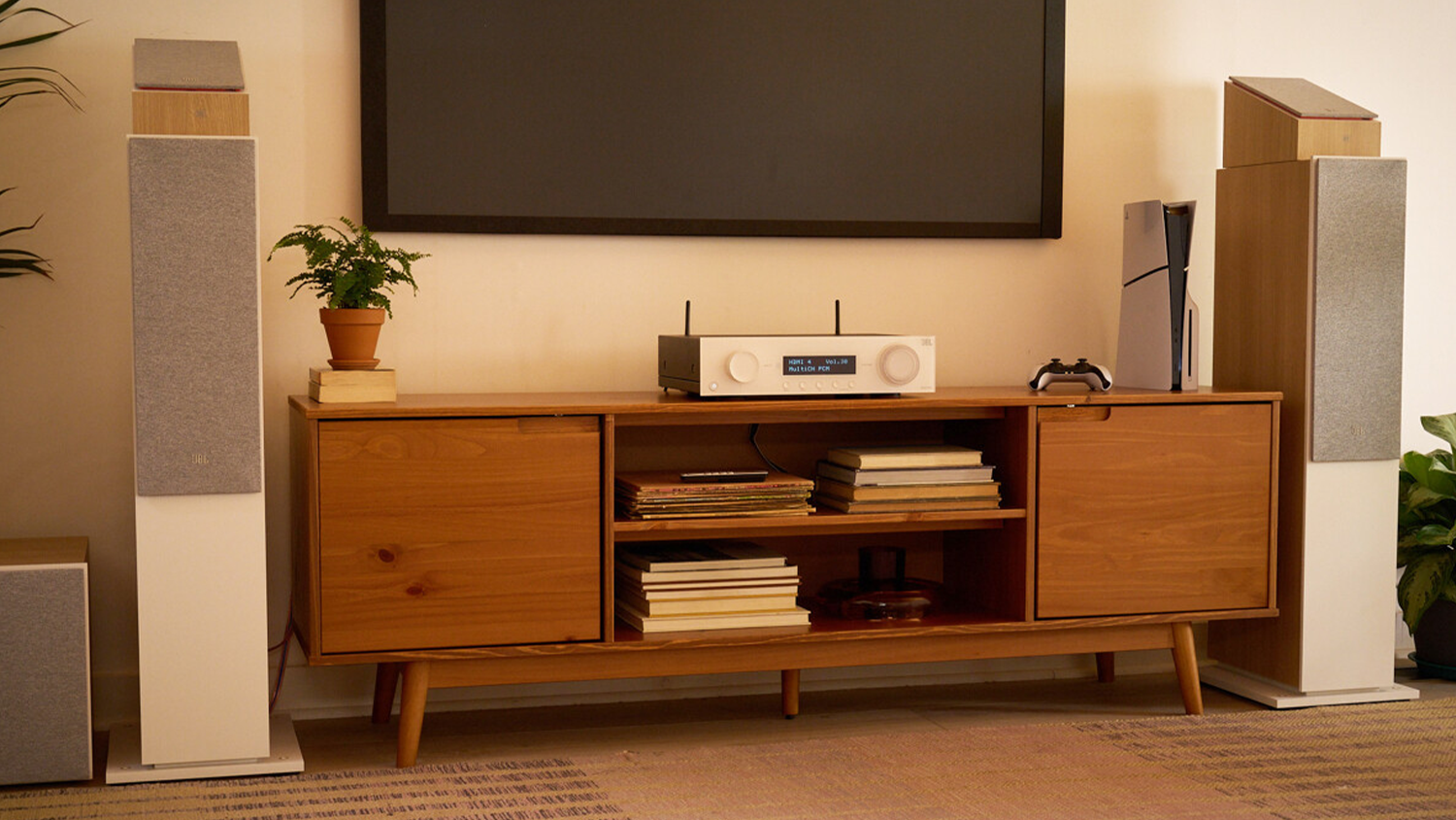 AV zosilňovač JBL MA510 v zostave