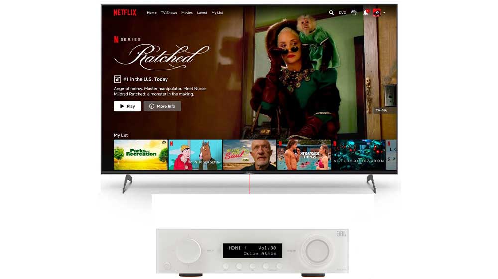 Propojení AV zesilovače JBL MA710 s chytrým televizorem_03