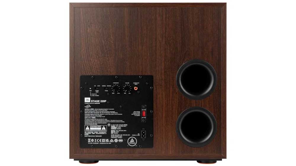Aktivní subwoofer JBL STAGE 220P zezadu_03