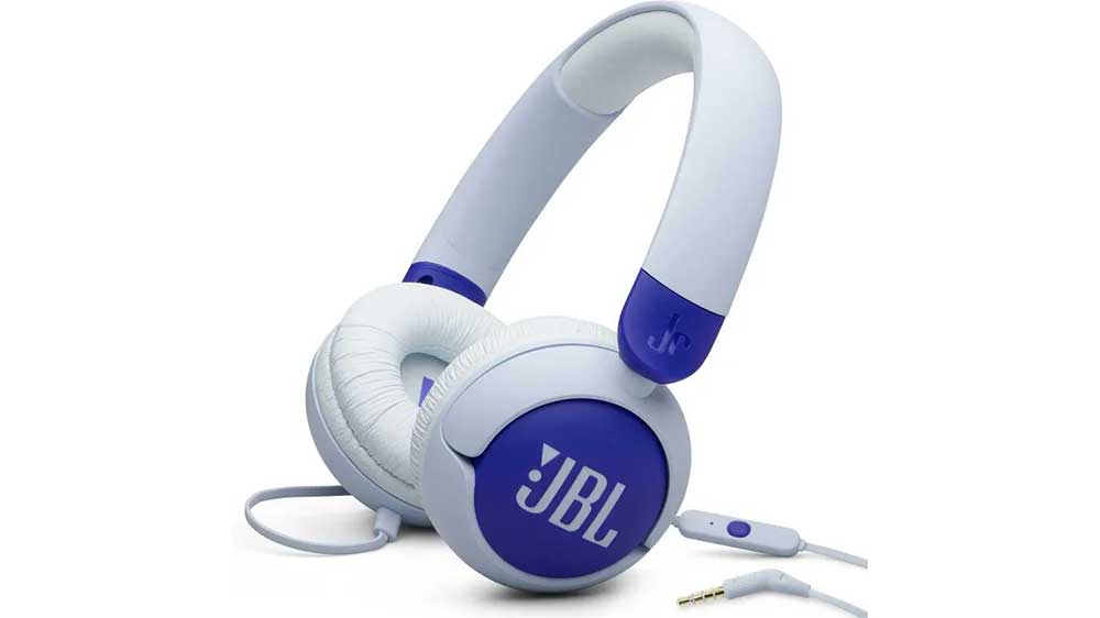 Kabelová sluchátka na uši pro děti JBL JR320 Blue_01