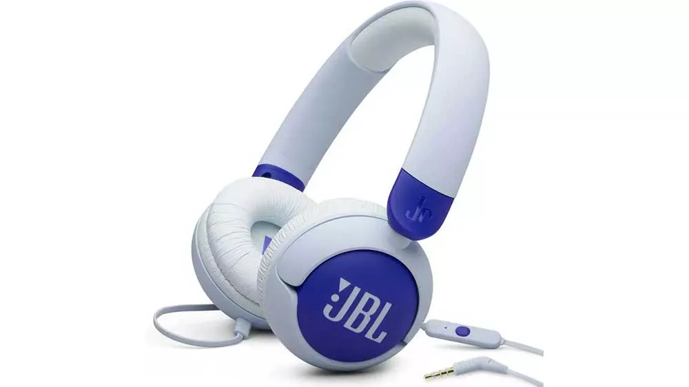 Kabelov&aacute; sluch&aacute;tka na u&scaron;i pro děti JBL JR320 Blue_01