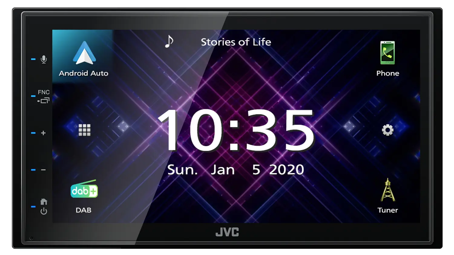 Autorádio JVC KW-M565DBT 6,8 kapacitný dotykový displej 2-DIN