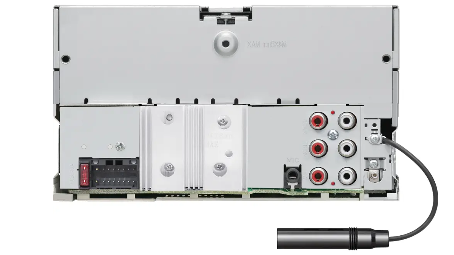 Autorádio JVC KW-DB95BT pohled zezadu