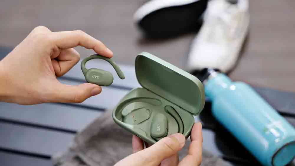 Nabíjacie puzdro slúchadel JVC HA-NP40TGU True Wireless Nearphones Green_03