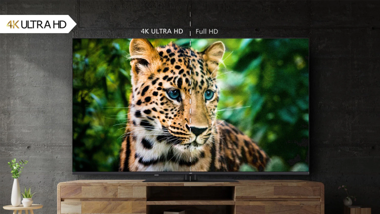 Televize JVC s rozlišením 4K