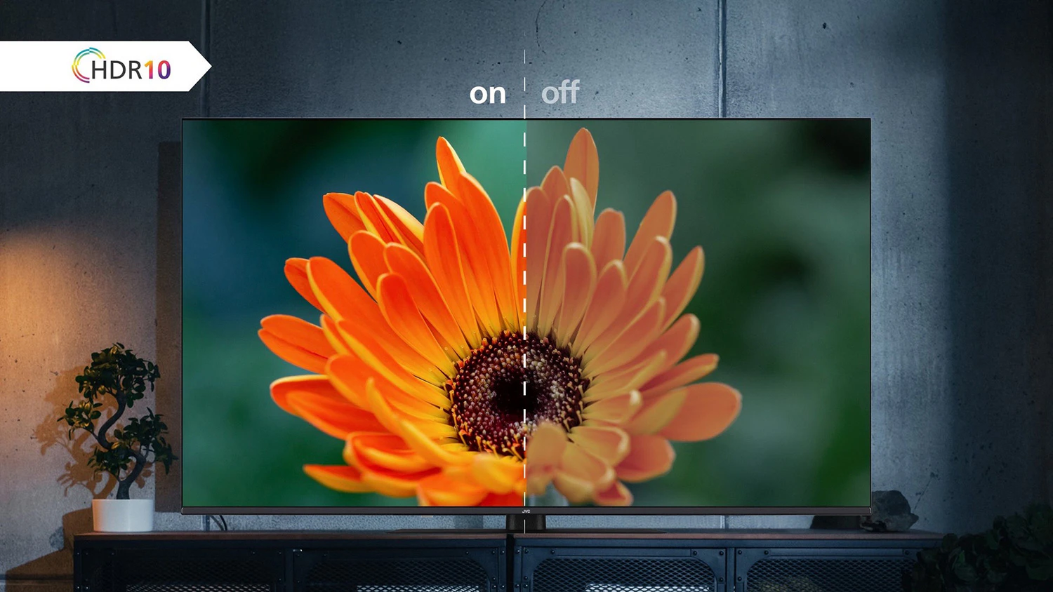 Televize JVC s funkcí HDR10