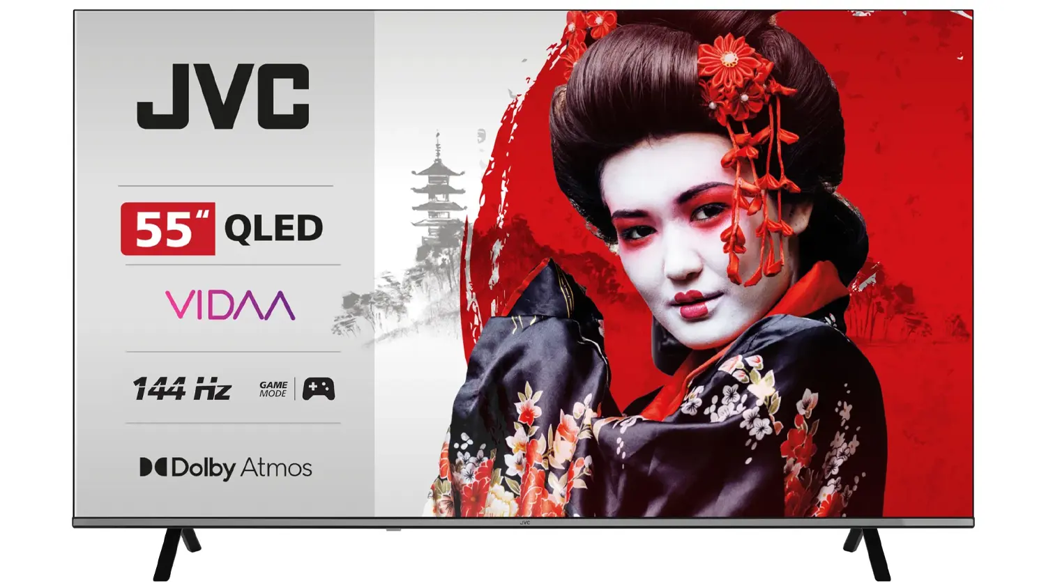Televize JVC LT-55VDQ9435 pohled zpředu
