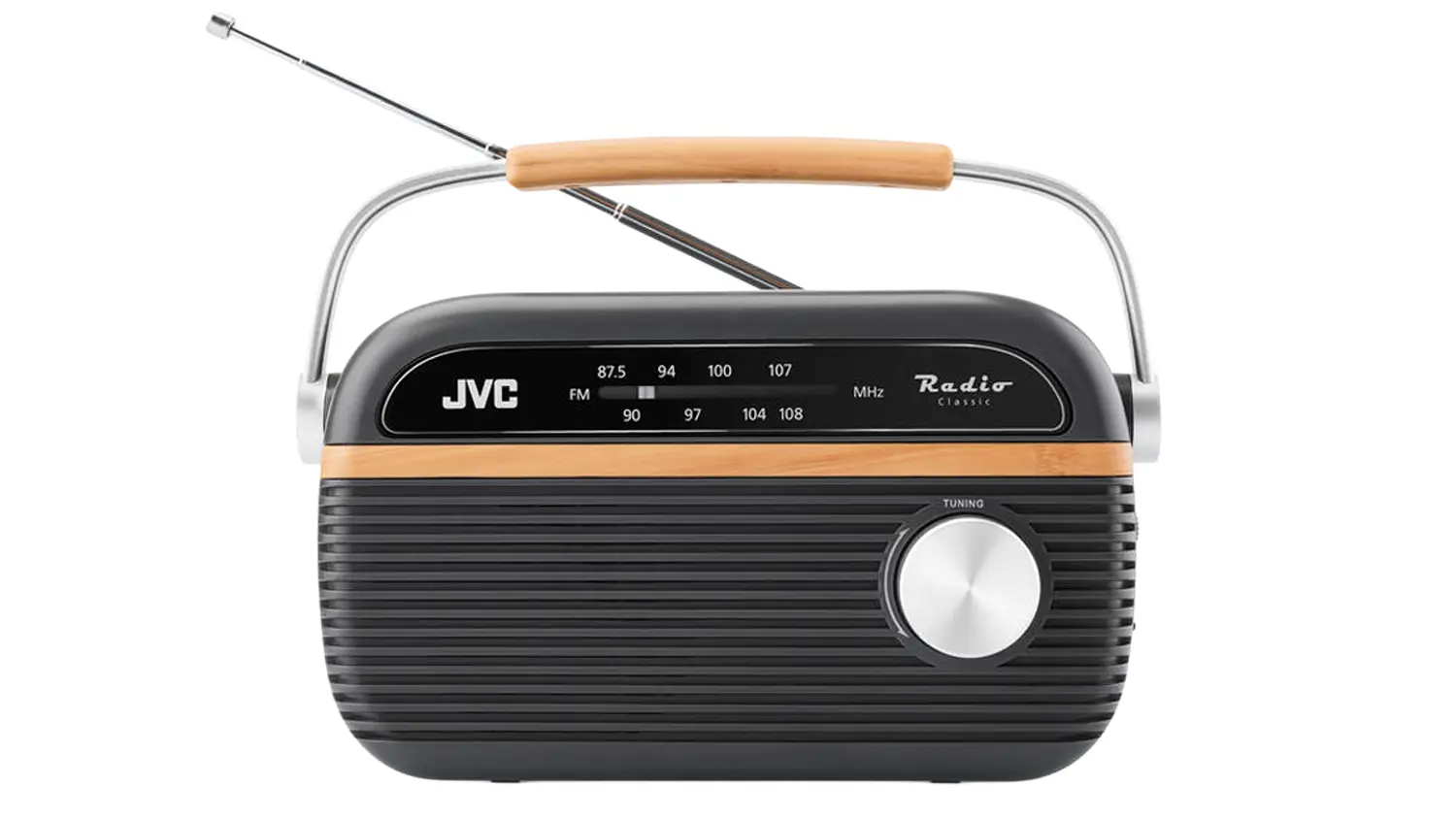 Radiopřijímač JVC RA-E215G šedý