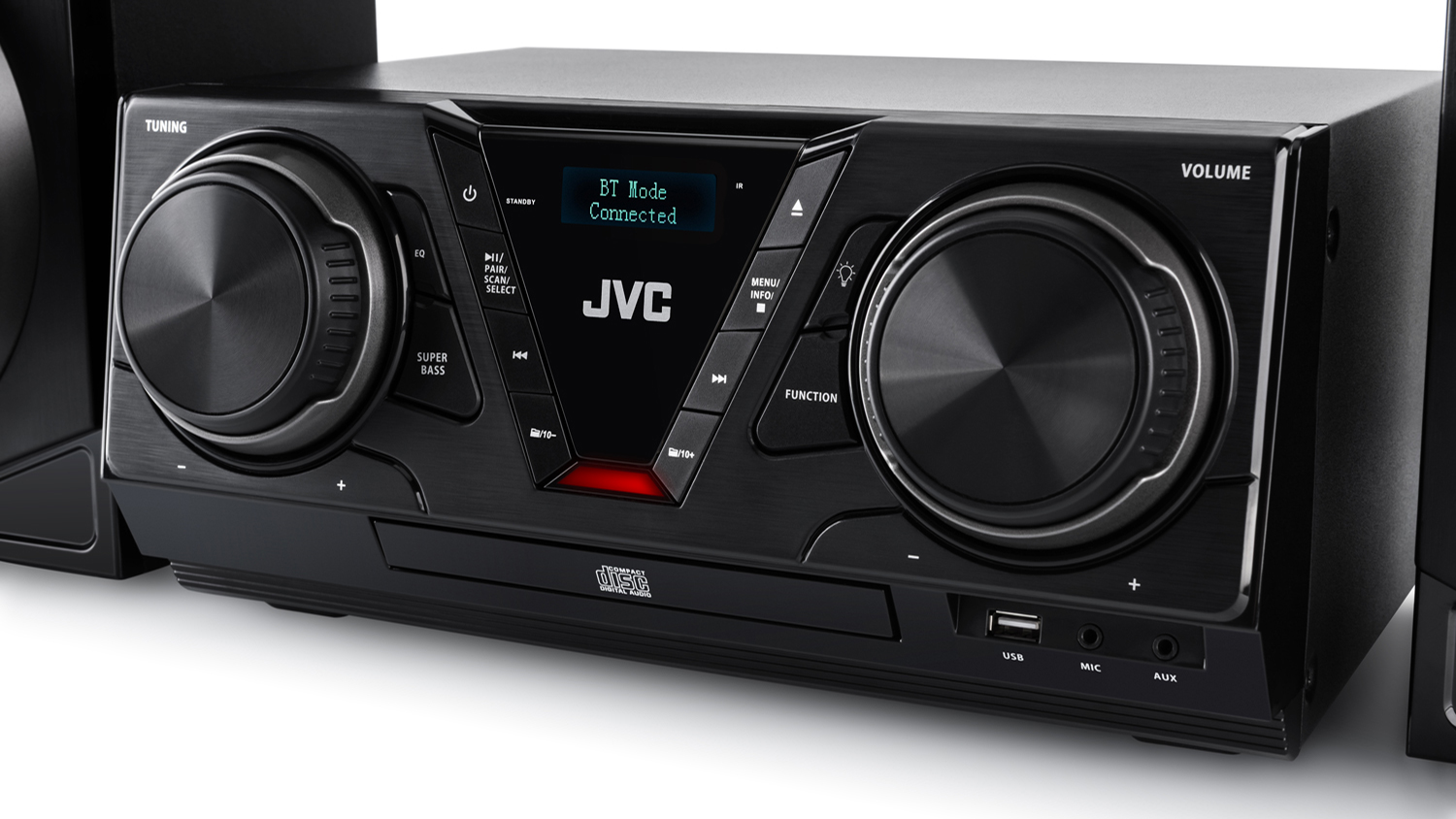 Detail minisyst&eacute;mu JVC MX-E325B-DAB