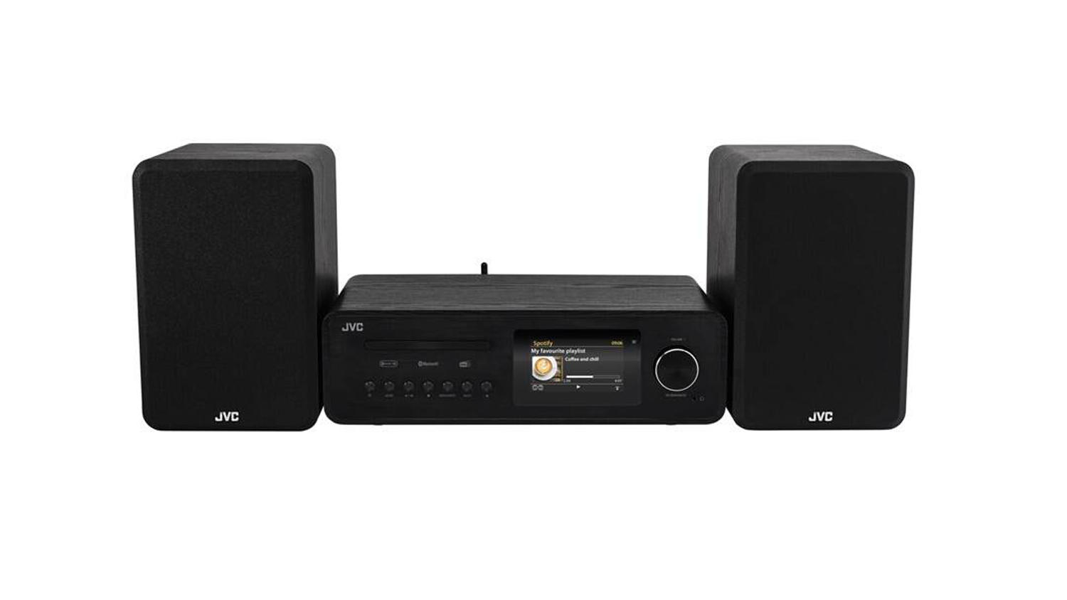 Mikrosystém JVC MX E455S černý