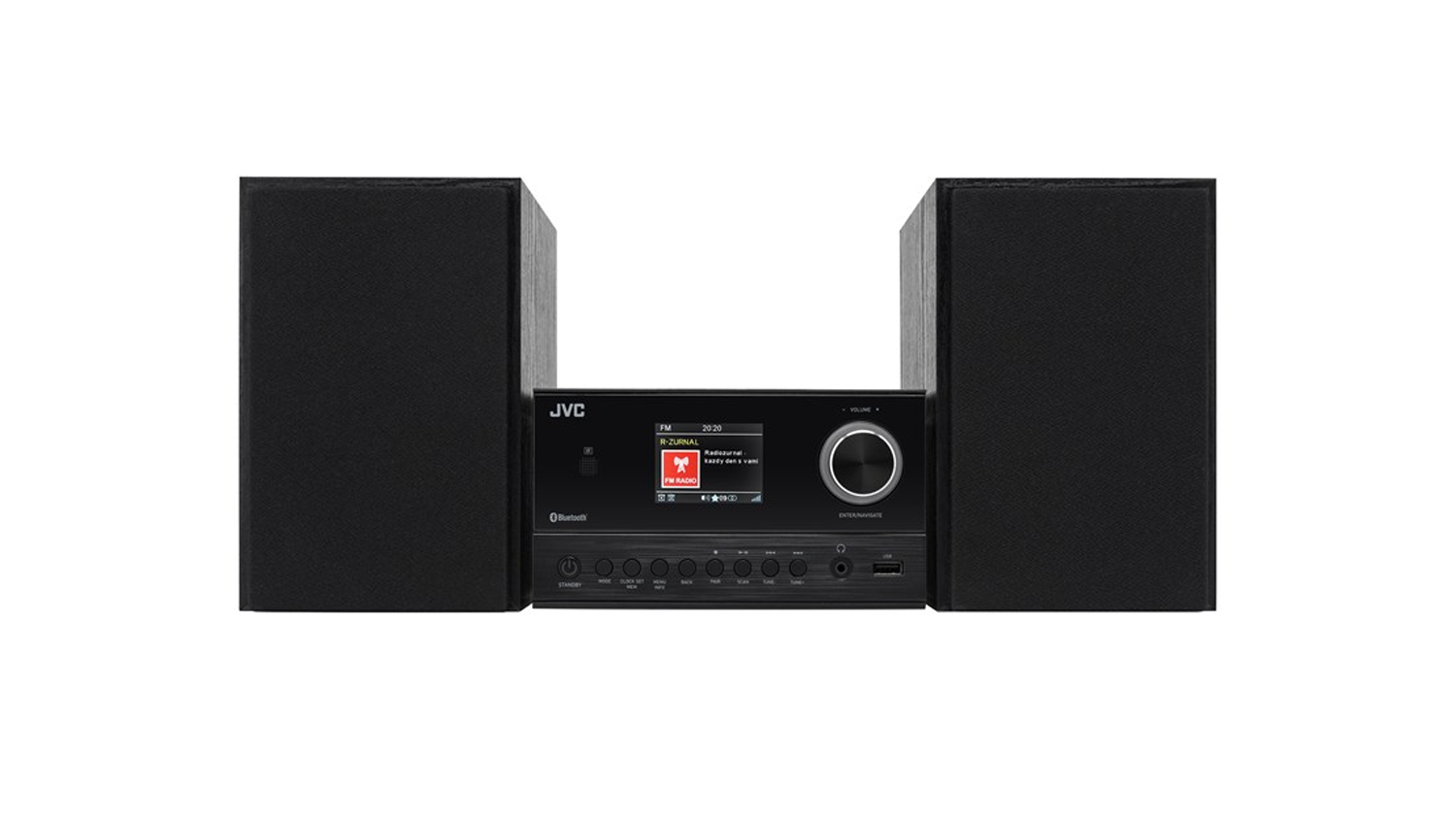 Mikrosystém JVC UX-E225B černý