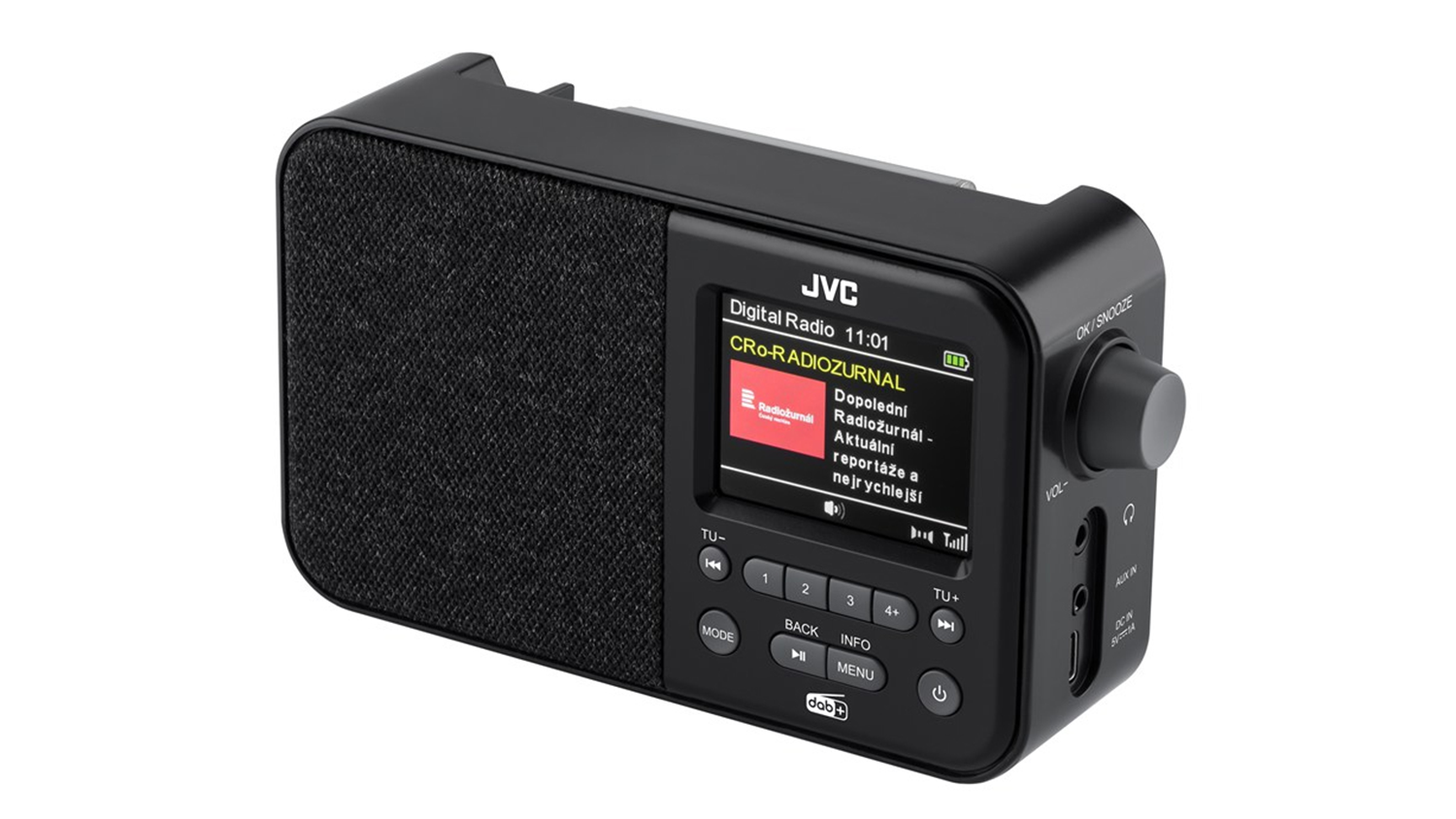Radiopřijímač JVC RA-E516B-DAB