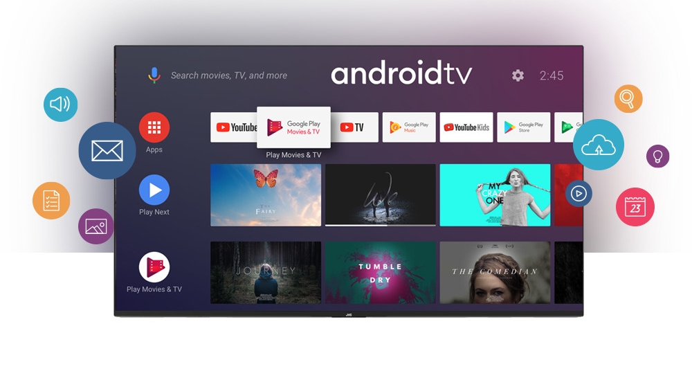 Smart TV JVC LT-50VA3335 a operační systém Android TV 11 _03