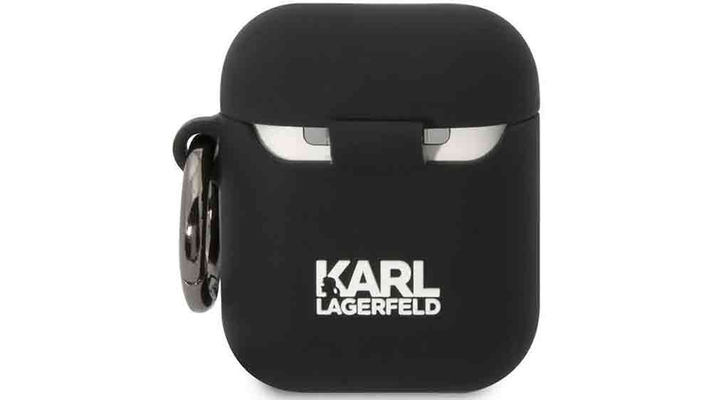 Pouzdro na sluchátka Karl Lagerfeld Silicone Choupette Head 3D Case Black_02