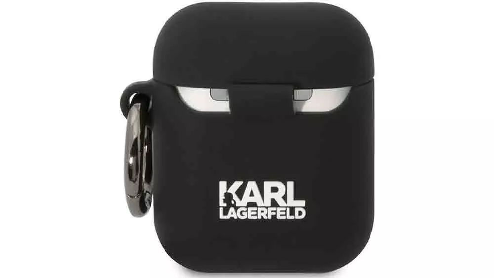 Pouzdro na sluchátka Karl Lagerfeld Silicone Choupette Head 3D Case Black_02