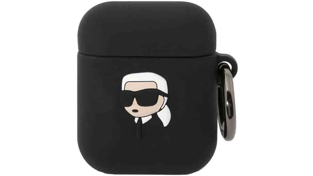 Pouzdro na sluchátka Karl Lagerfeld NFT Karl Airpods 1/2 Black_01