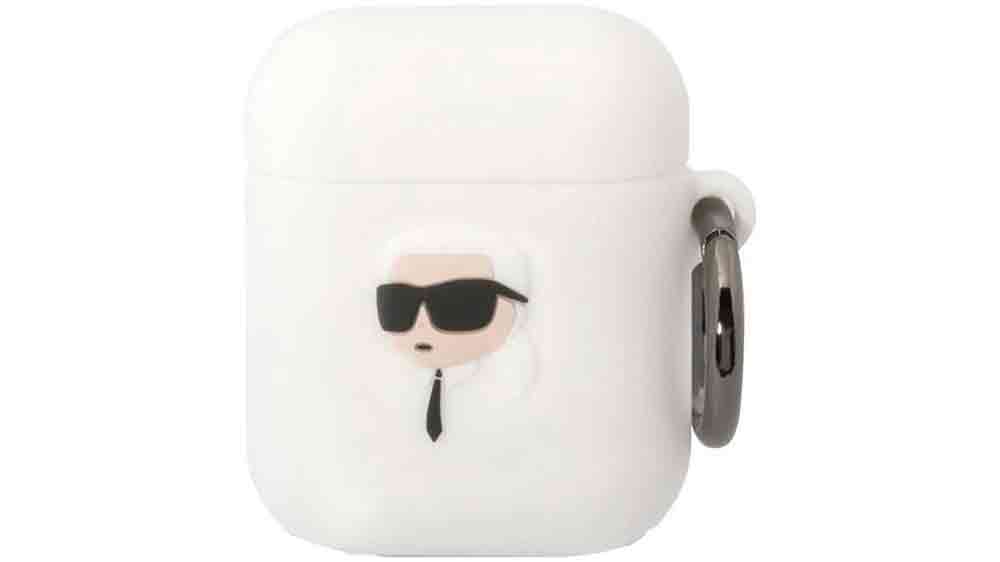 Pouzdro na sluchátka Karl Lagerfeld NFT Karl Airpods 1/2 White_01