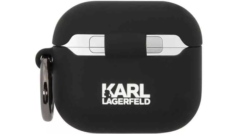 Pouzdro na sluch&aacute;tka Karl Lagerfeld 3D Logo NFT Karl Head pro AirPods 3 zadn&iacute; pohled_02