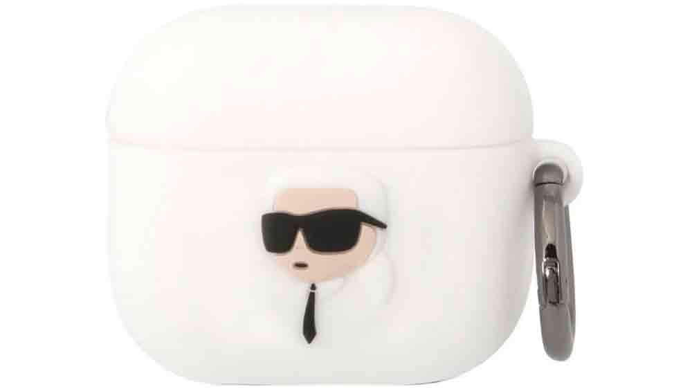 Pouzdro na sluchátka Karl Lagerfeld 3D Logo NFT Karl Head pro AirPods 3 _01