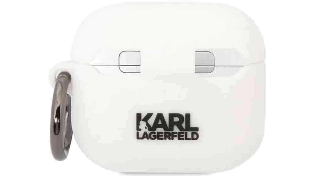 Pouzdro na sluchátka Karl Lagerfeld 3D Logo NFT Karl Head pro AirPods 3 zadní pohled_02