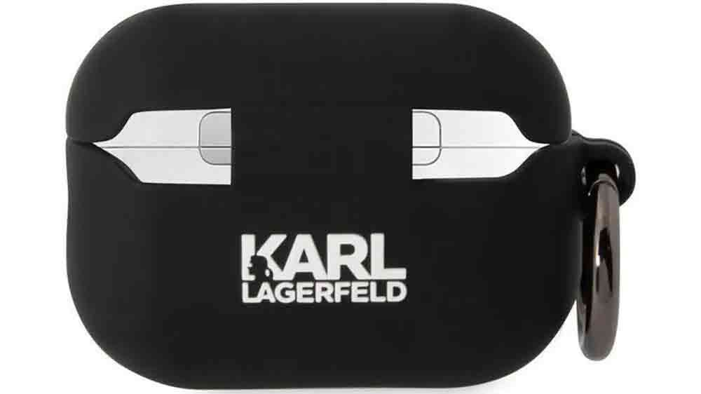 Pouzdro Karl Lagerfeld Choupette AirPods Pro 2 Black zadní pohled_03