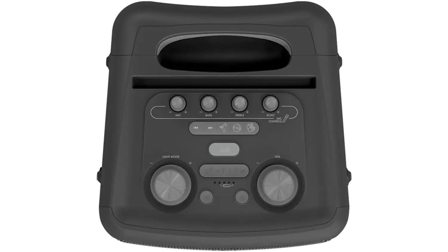 Ovládací panel reproduktoru Klipsch Vegas party box Black_03
