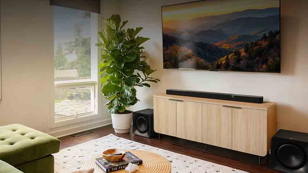 Soundbar Klipsch Flexus Core 300 v interi&eacute;ri