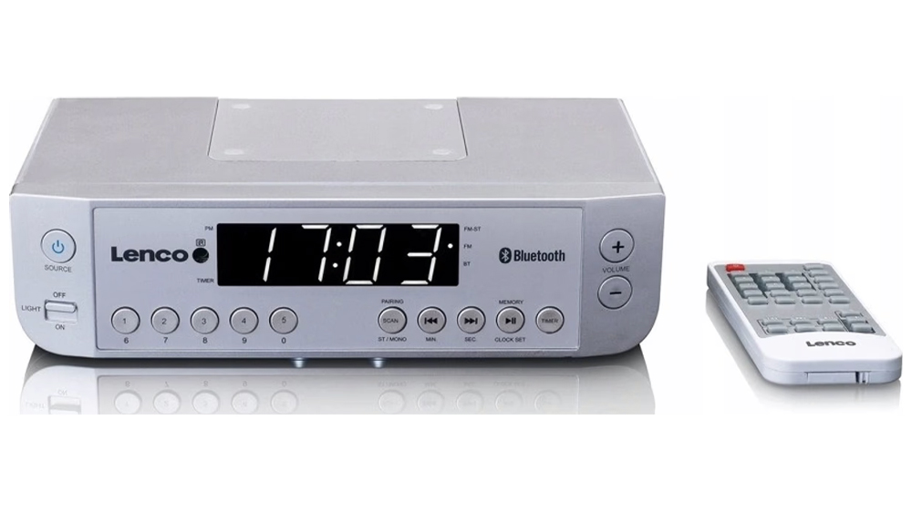 Kuchyňské rádio Lenco KCR-100 white s dálkovým ovládáním_01