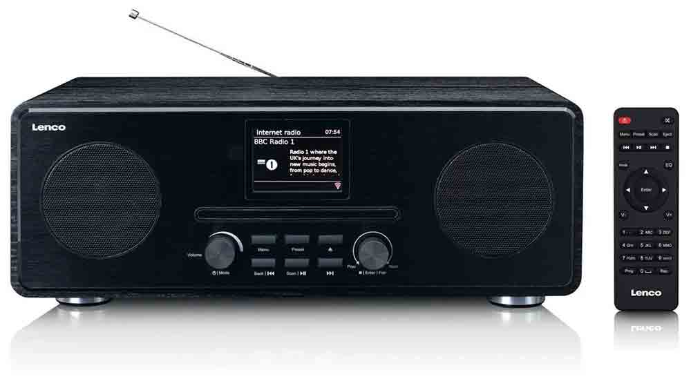 Mikrosyst&eacute;m s CD Lenco DIR-261BK