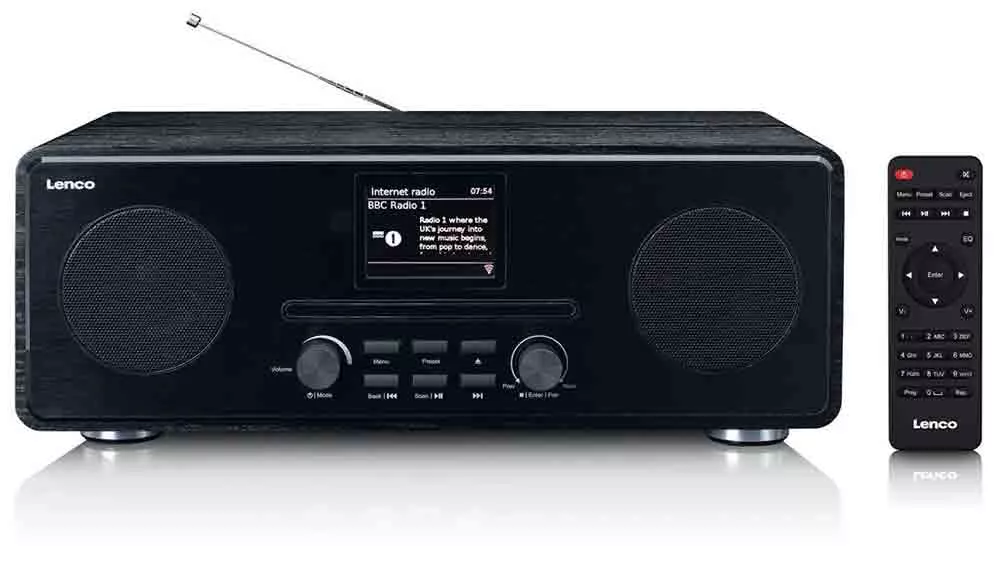 Mikrosyst&eacute;m s CD Lenco DIR-261BK
