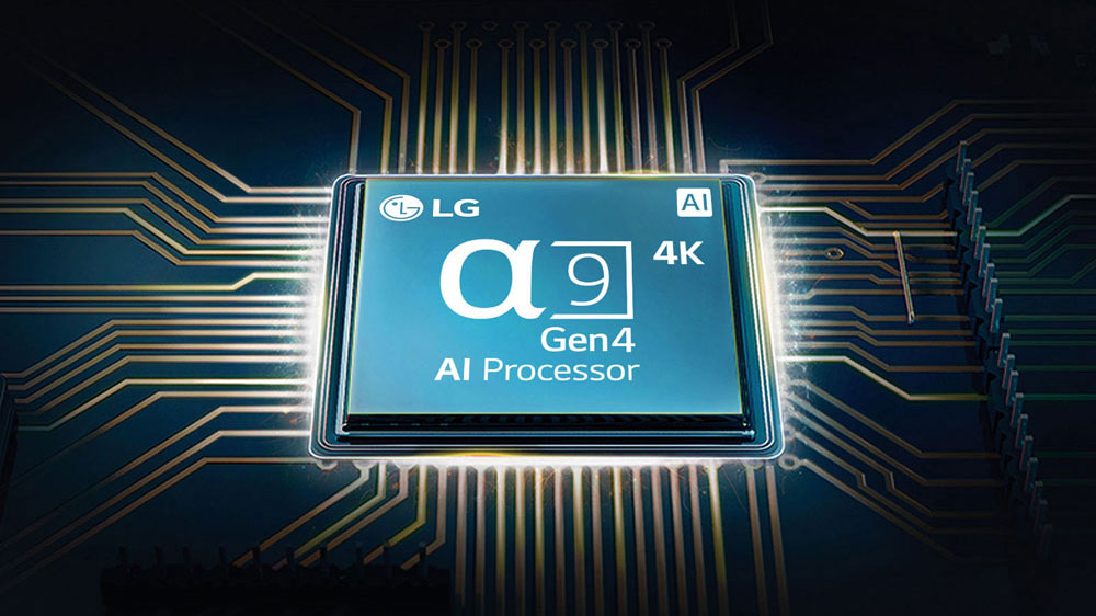 Procesor α9 Gen5 AI, srdce OLED televízora LG OLED77C21LA