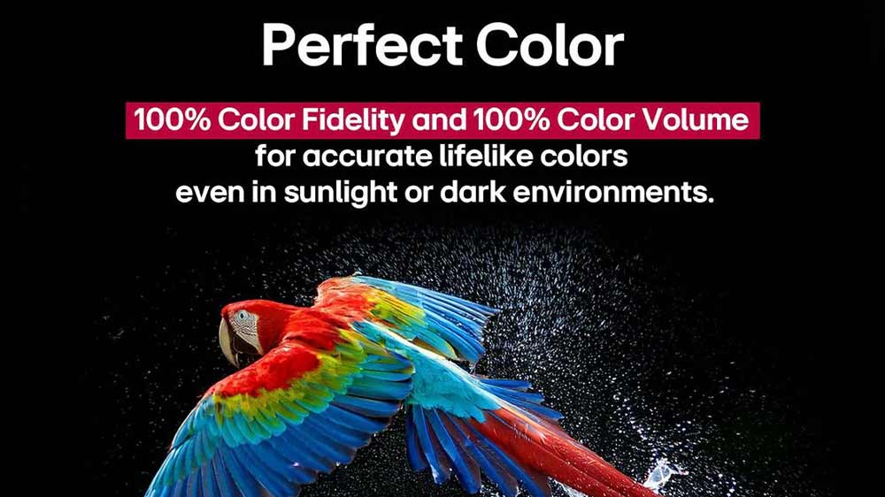 Vizualizácia farieb Smart OLED televízora LG OLED55B56LA_03