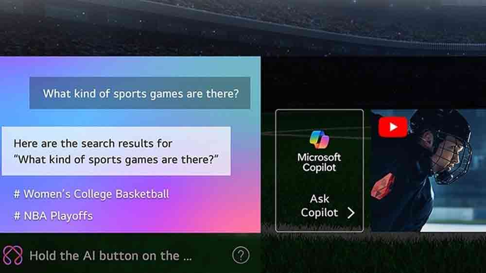Funkce AI Search televize LG 75UA75006LA_03