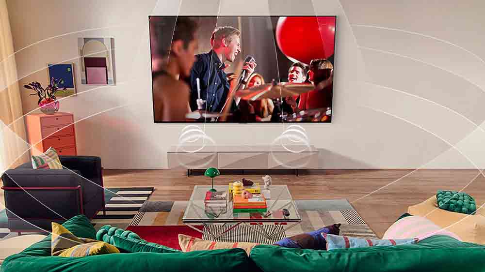 Vizualizace zvuku vycházejícího z televize LG 75UA75006LA_04