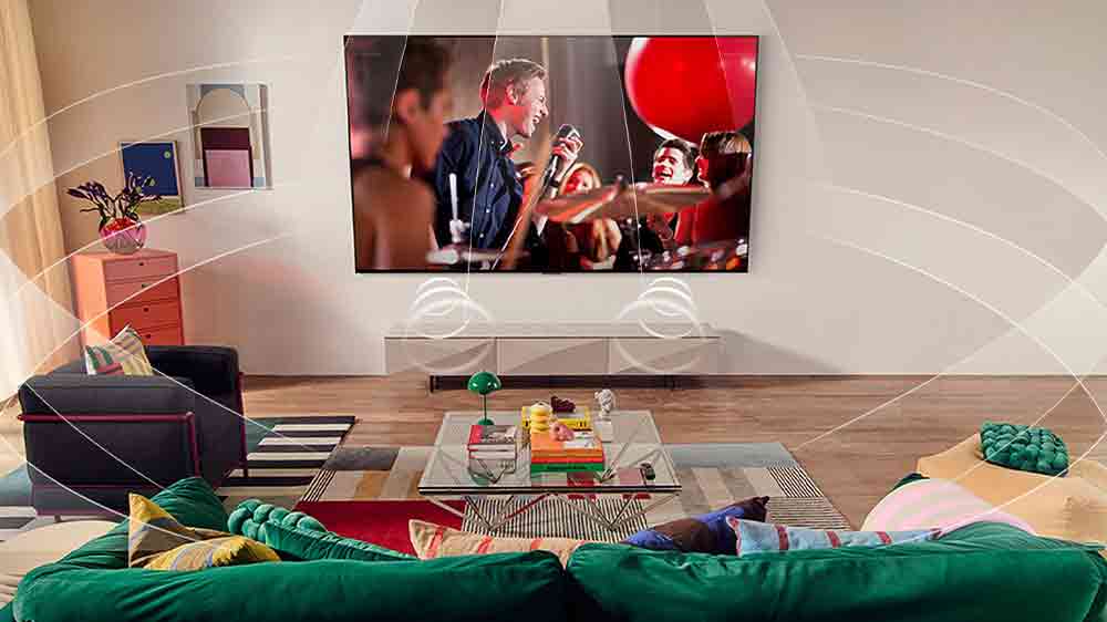 Televize LG na stěně obývacího pokoje_04