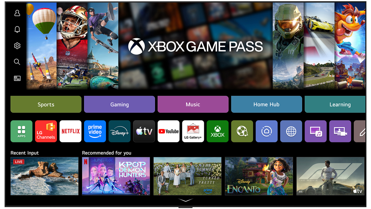 Vizualizácia Xbox Game Pass