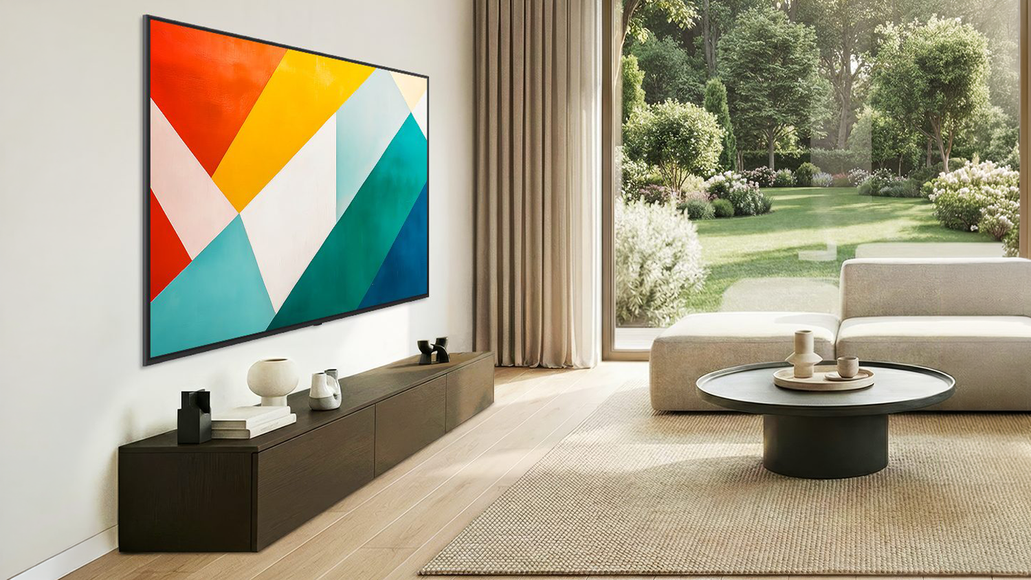 Telev&iacute;zor LG na stene, uk&aacute;žka super slim dizajnu