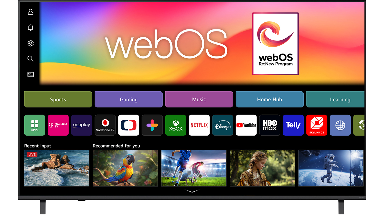 Grafika webOS