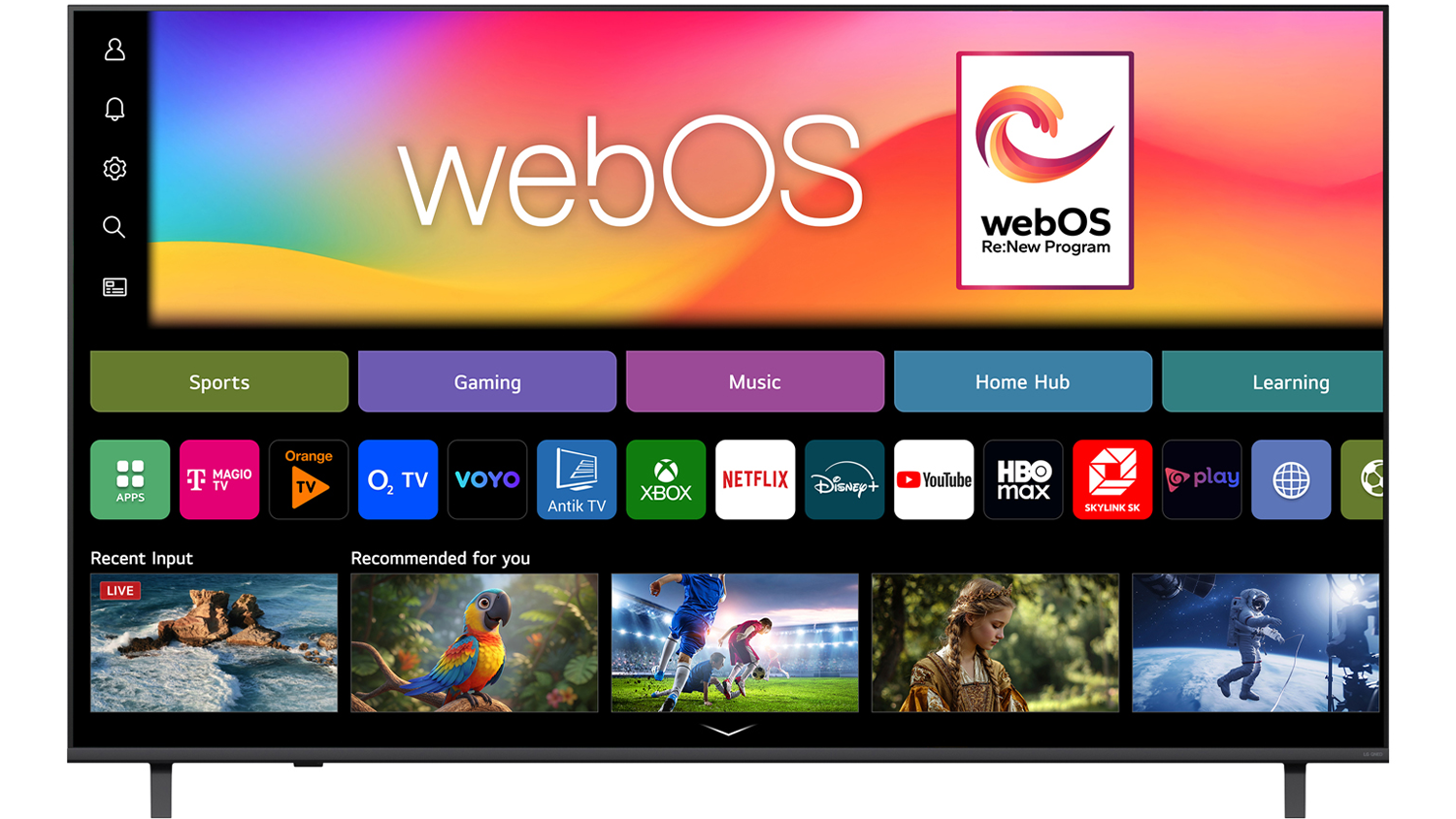 Grafika webOS