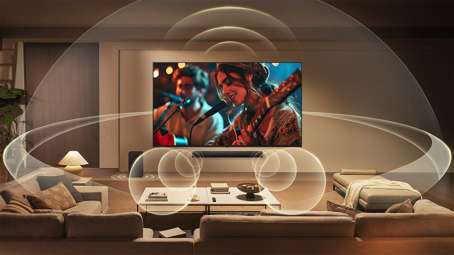 Televize LG v interi&eacute;ru