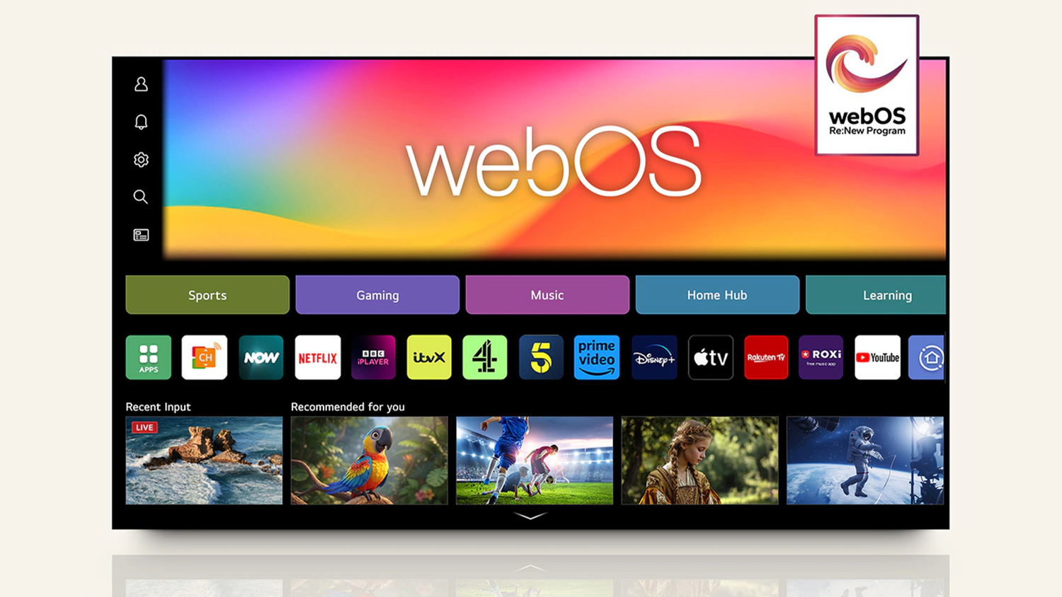 Vizualizace webOS