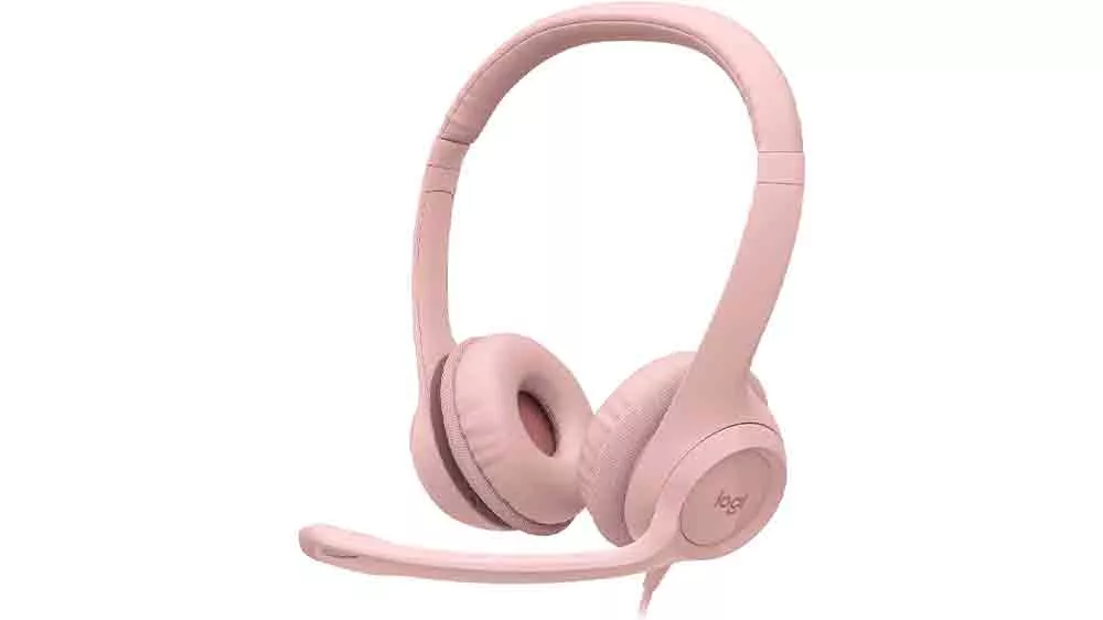 Sluchátka Logitech H390 USB Headset Rose_01