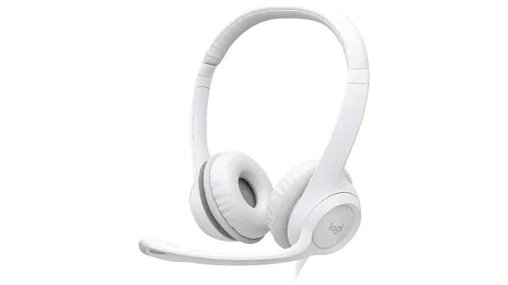 Sluch&aacute;tka Logitech H390 USB Headset White_01