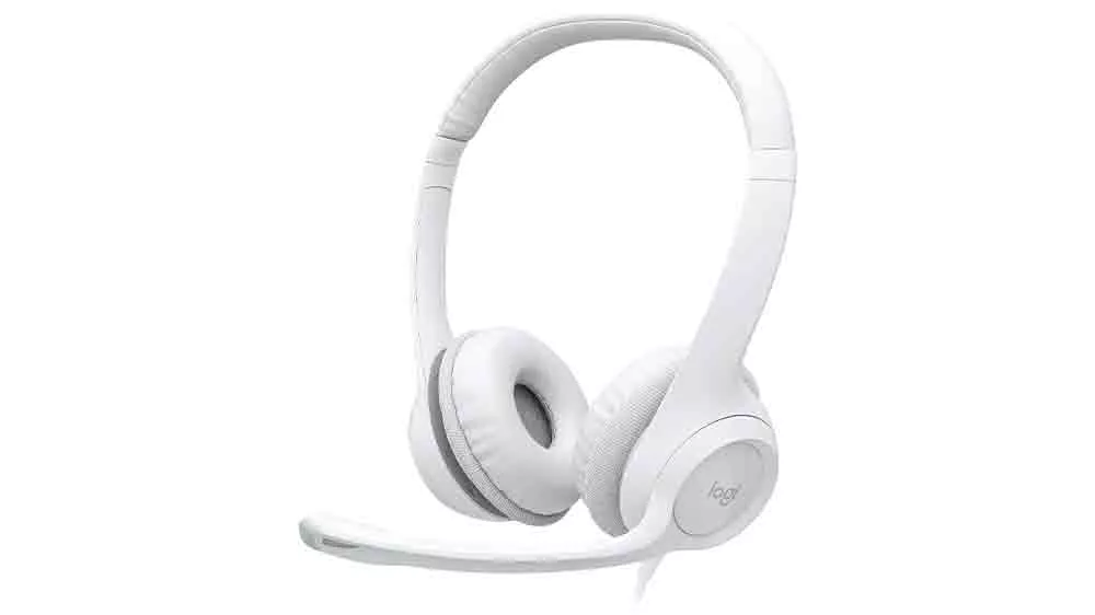 Sluchátka Logitech H390 USB Headset White_01