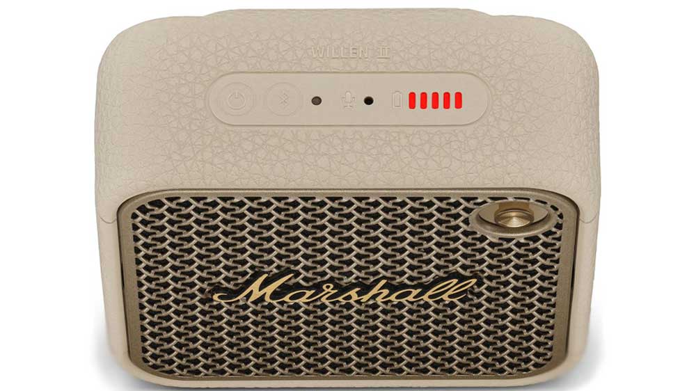 Ovládací tlačítka na přenosném reproduktoru Marshall Willen II_04