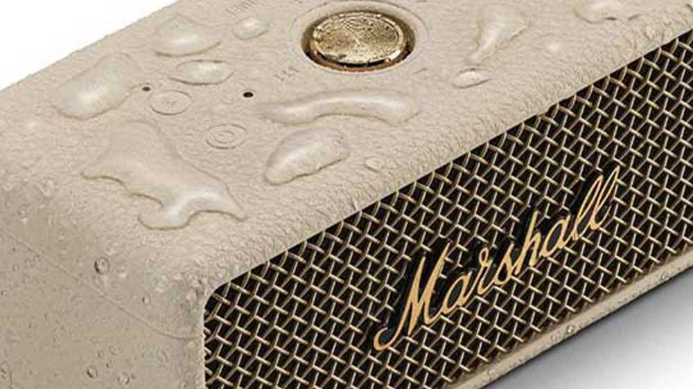 Přenosný reproduktor Marshall Middleton Black and Brass_02